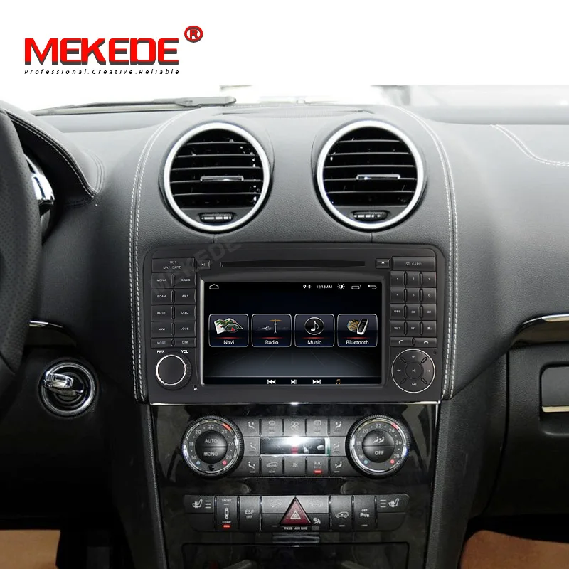 HD 2DIN 1024x600 Android 8,1 Автомобильный DVD плеер для Mercedes Benz класс GL ml W164 ML350 ML500 X164 GL320 GPS стерео радио