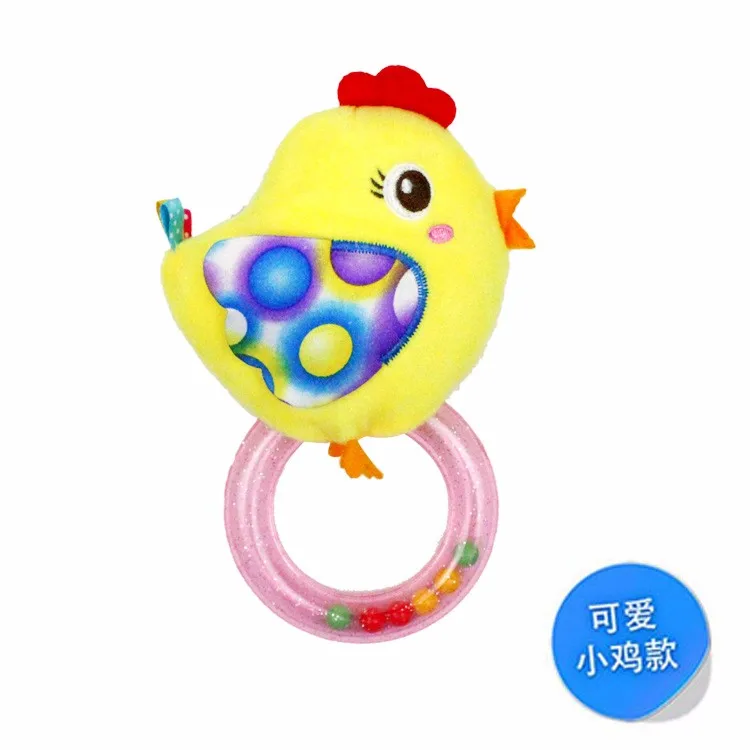 Детская плюшевая игрушка Зебра кольцо с жирафом шарики погремушки бусины Сова