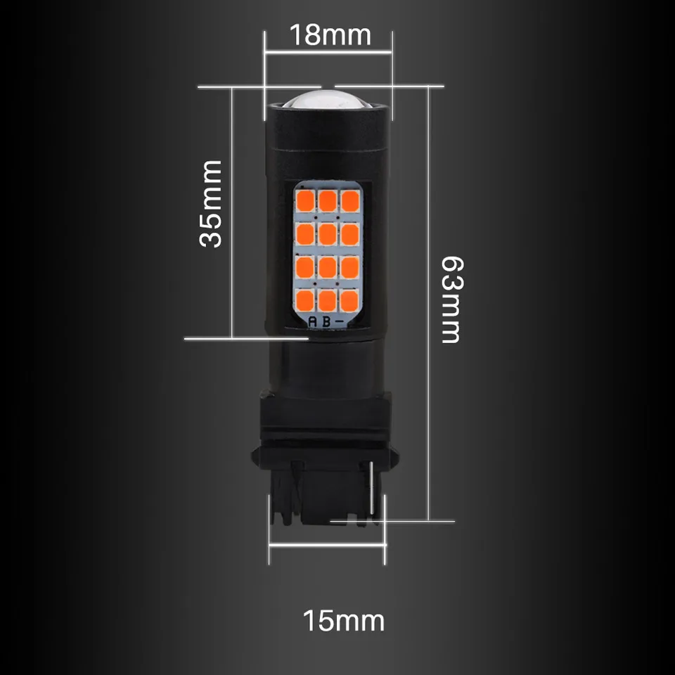 1 шт. автомобильный Стайлинг красный белый желтый 3156 2835 42SMD светодиодный сигнал