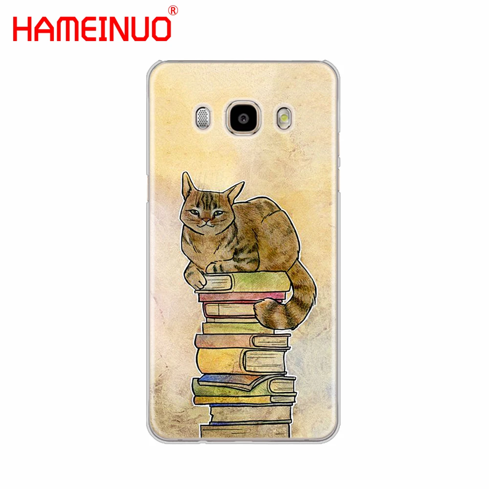 HAMEINUO чехол для телефона с изображением кошек и библиотеки дерева Samsung Galaxy J1 J2 J3 J5 J7