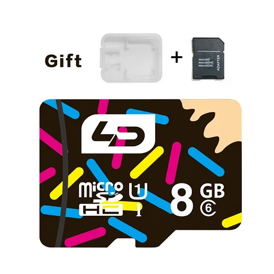LD Micro SD карта 32 Гб класс 10 16 Гб/64 Гб/128 Гб класс 10 UHS-1 8 Гб класс 6 Карта памяти флэш-карта памяти для камеры планшета - Емкость: 8GB Class 6
