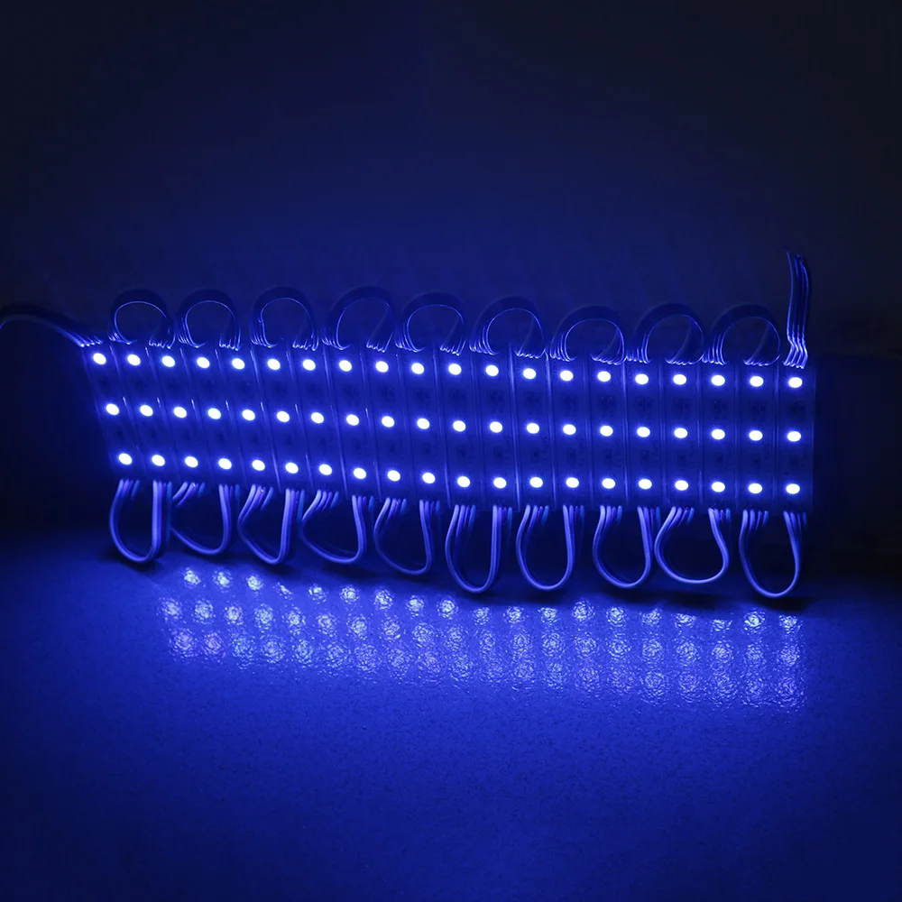 20 шт./лот светодиодный модуль 5050 RGB SMD IP67 водонепроницаемая светодиодная лента 12 В