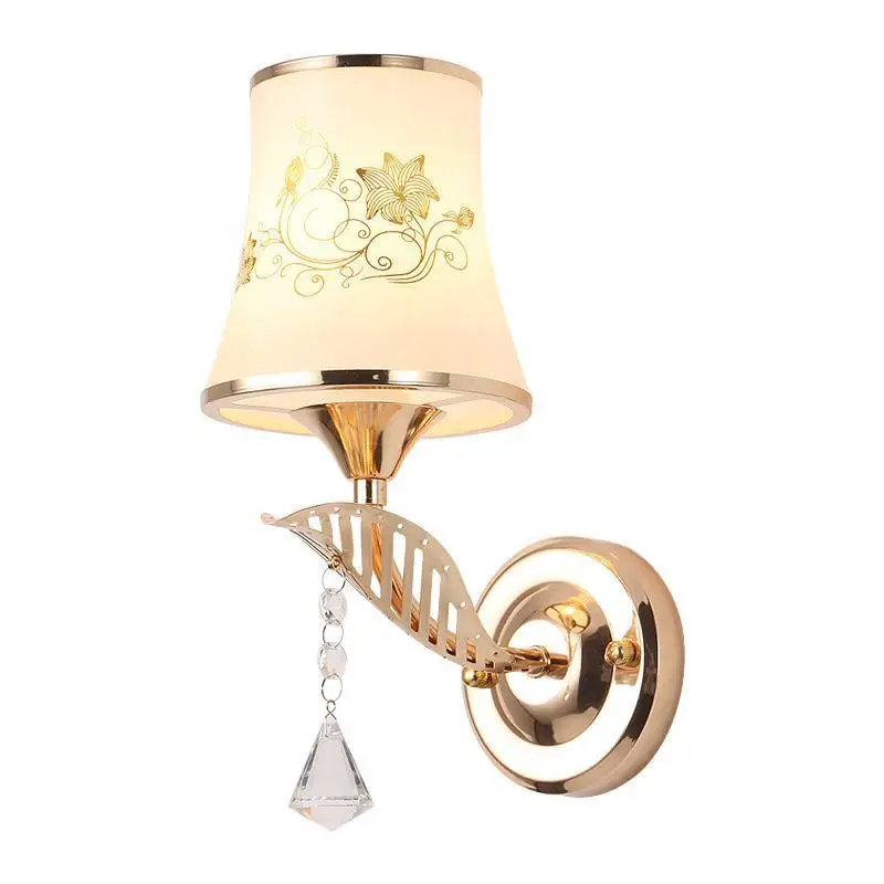 Wandlampen бра Lampara De Deco светильник для спальни с кристаллами и аппликацией настенный