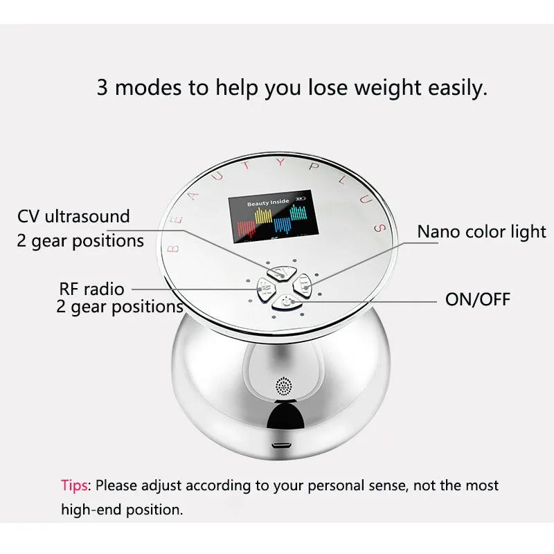 Beste LED Huidverstrakking Gewichtsverlies Schoonheid Machine RF Cavitatie Ultrasone Afslanken Massager Fat Brander Anti Cellulitis Lipo Apparaat