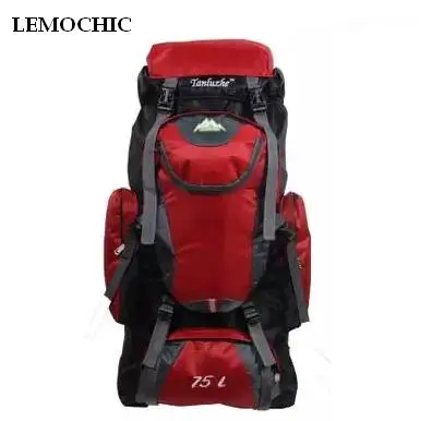 LEMOCHIC 75L большой водонепроницаемый походный рюкзак для кемпинга mochila дорожный