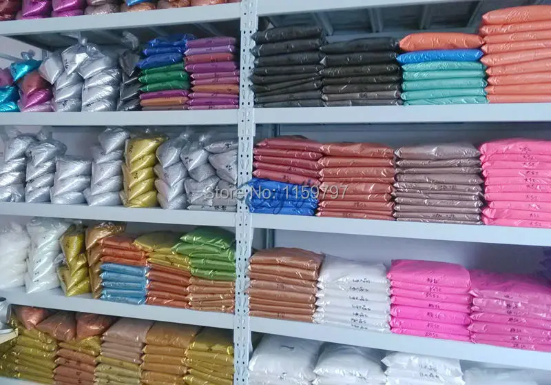 Ярко зеленый Кристальный пигмент Русалка Слюда Порошок перламутровый для теней