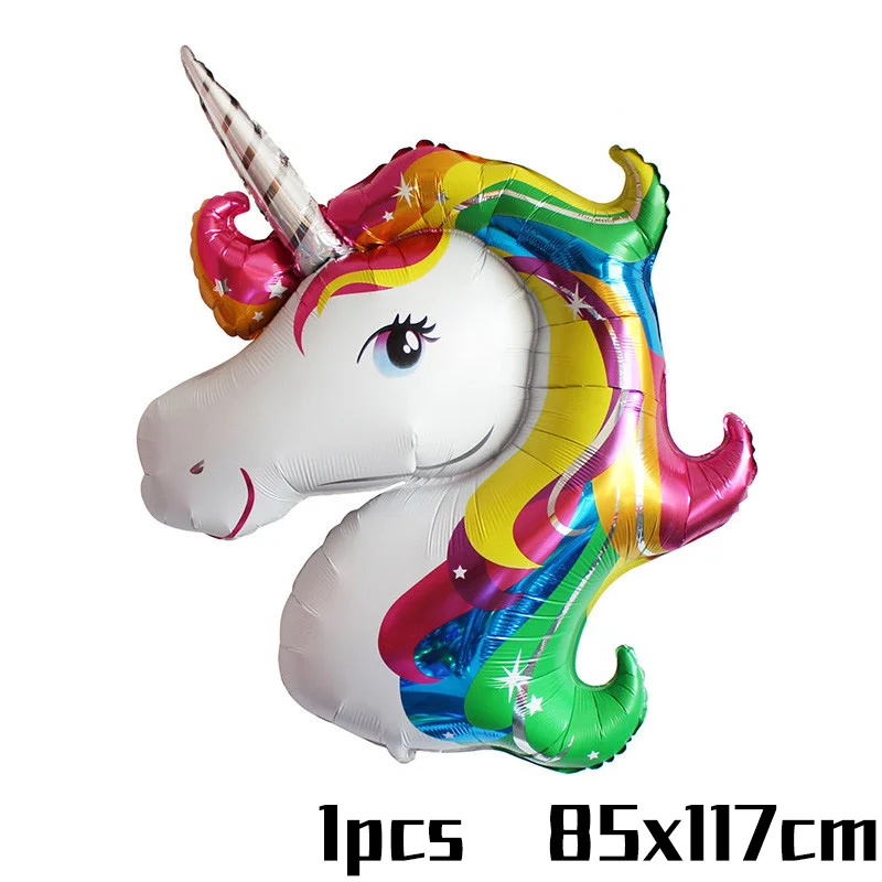1pcs Unicorn Balloon 1 компл. Держатель воздушных шаров колонна-подставка светящиеся воздушные шары Bobo светодиодный свет прозрачный пластиковый шар палочка Дети День Рождения Вечеринка свадебное украшение - Цвет: 1pcs Unicorn Balloon