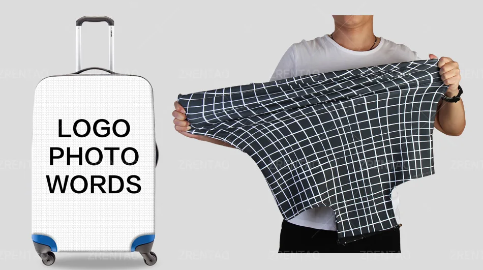 Дорожные аксессуары zренао защитный чехол для чемодана с принтом Криса