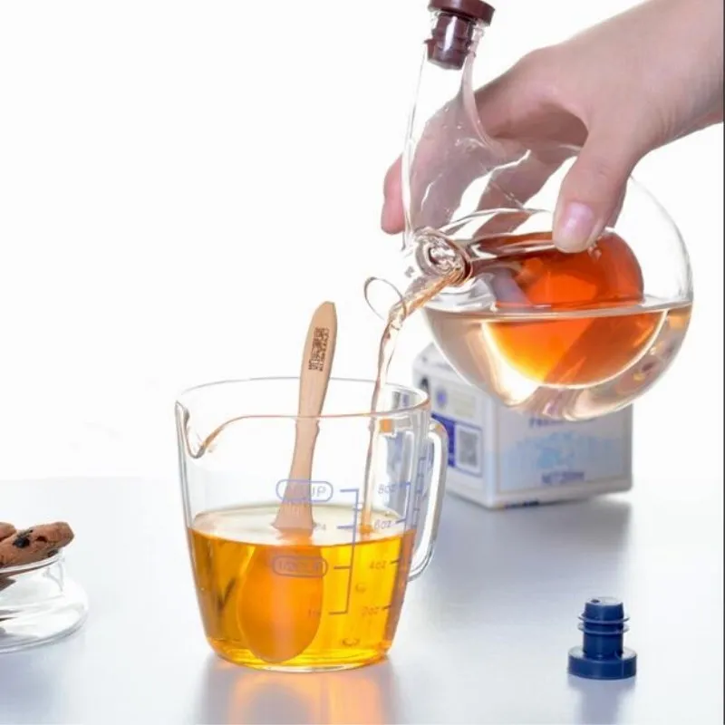 CTREE прозрачная стеклянная бутыль для уксуса двойное использование стеклянный