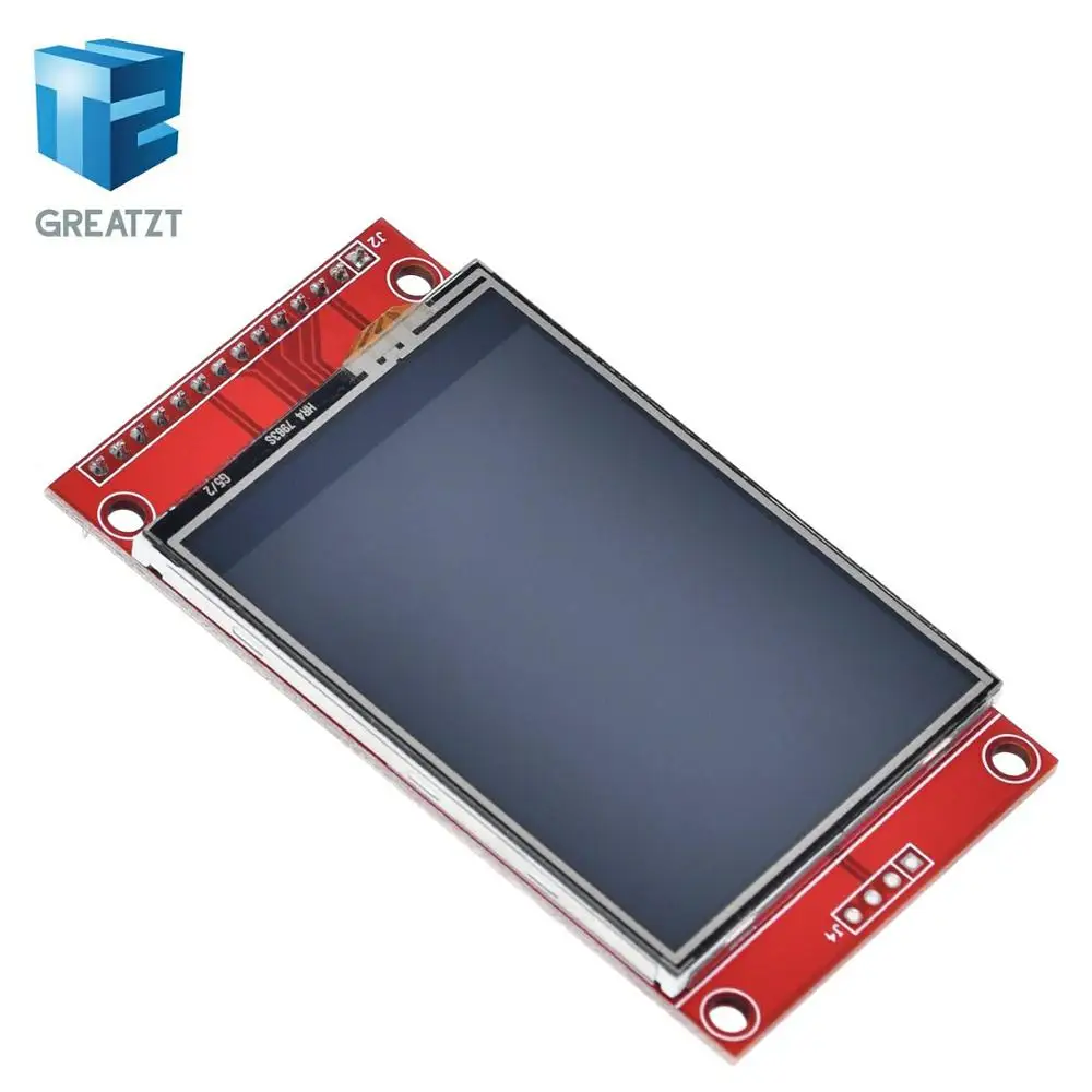 GREATZT 2 4 &quot240x320 SPI TFT ЖК дисплей серийный Порты и разъёмы модуль + 5V/3 3 V адаптер PBC Micro