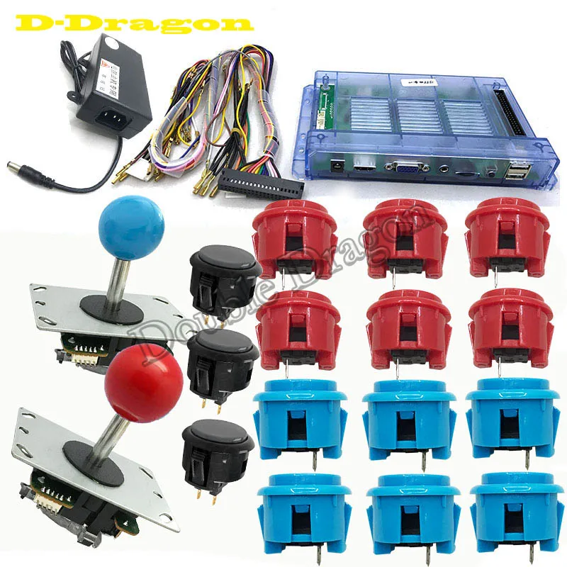 Pandora Box 6S 1388 в 1 Jamma игровой PCB DIY аркадный комплект/набор кнопочный джойстик для ретро нулевой задержки игровой машины
