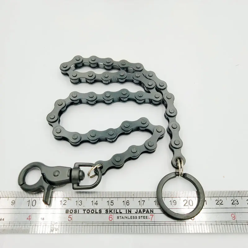 Цепочка для брюк в стиле панк мужской кошелек с цепочкой на ремень велосипедная