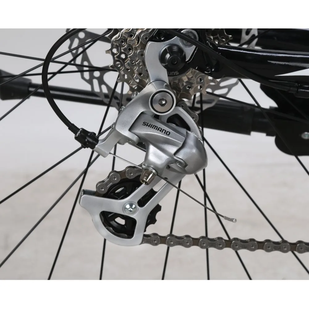 Cyrusher XC700 гоночный дорожный велосипед 700Cx54cm светильник алюминиевая рама 16 скоростей Pro Sports Mans дорожный велосипед двойной механический дисковый тормоз