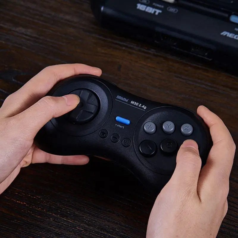 Беспроводная Bluetooth игровая консоль 8BitDo M30 2 4G контроллер геймпада для Sega Genesis