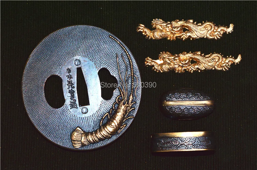 Фитинг латунный защитный Tsuba для японского катаны меч аксессуар набор с