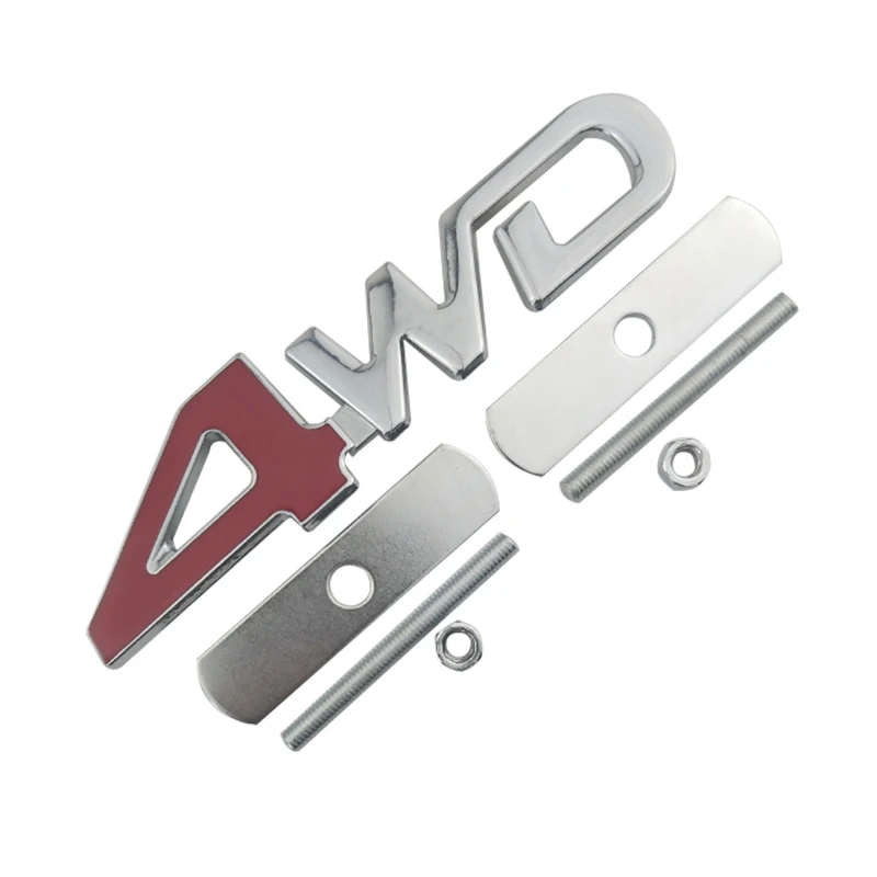 Автомобильный Стайлинг 4WD Передняя решетка эмблема наклейка на автомобиль