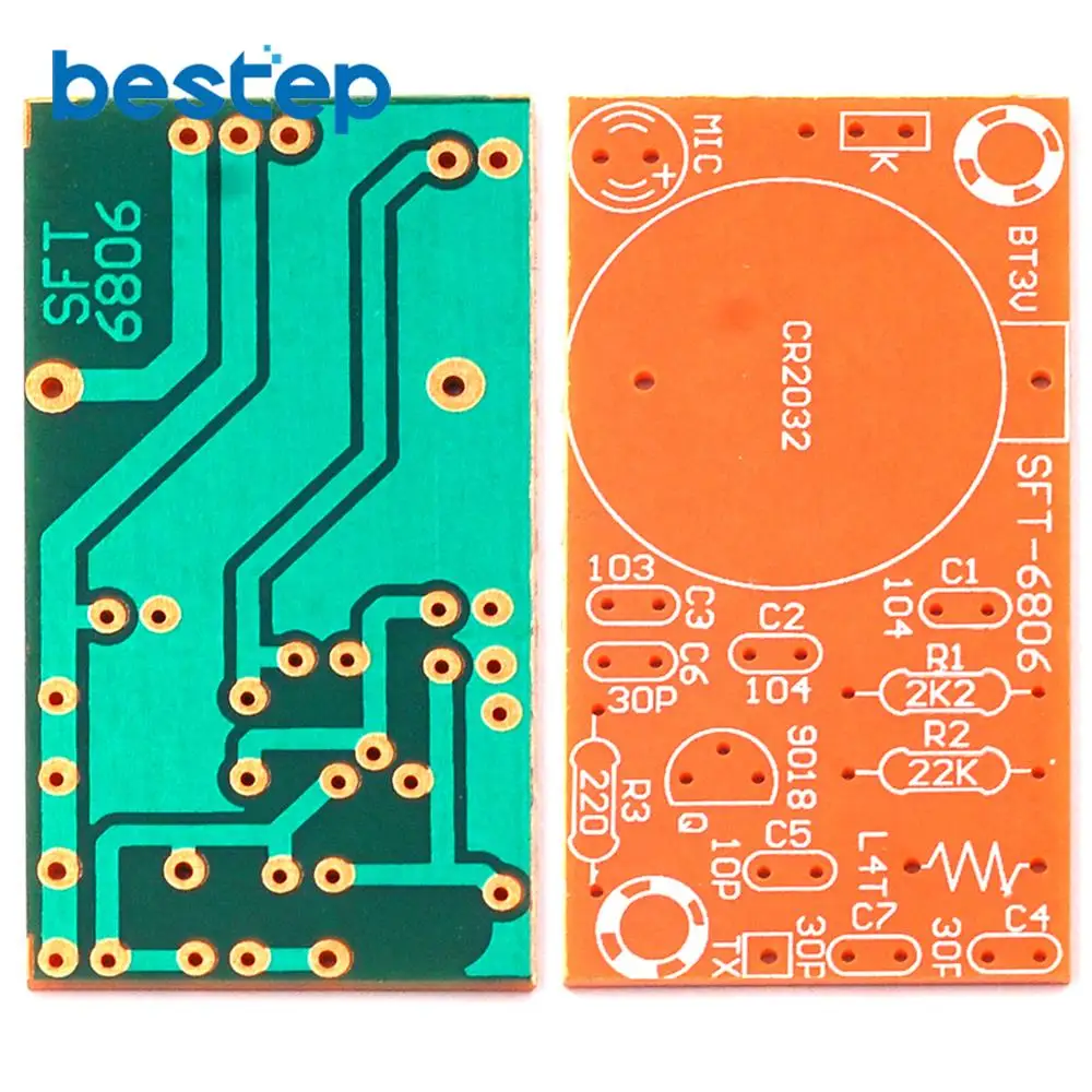 Простой FM беспроводной микрофон запчасти передатчик электронный Обучение DIY