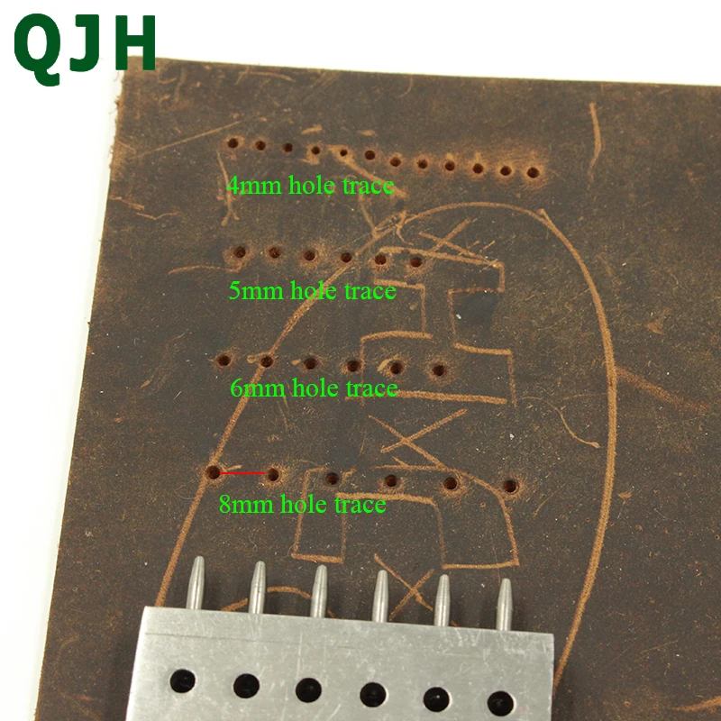 Инструмент для перфорации кожи инструменты пробивки в ряд с расстоянием между