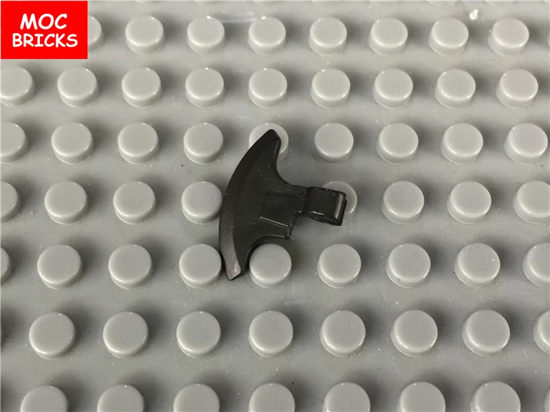 Фигурка MOC Brick 10 шт./лот черная фигурка оружие топор пристегивающаяся с 53705