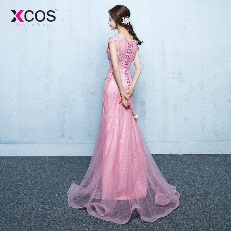 Engagement dress 2018 Elegant Evening Dress Long Lace Appliques Mermaid Formal Gown Trumpet Prom Dresses Robe de Soiree Longue | Свадьбы и