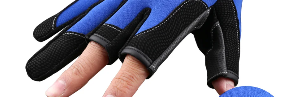 TSURINOYA L XL, перчатки для рыбалки, 3 полупальца, для улицы, для рыбалки, оборудование для мужчин, t, мужские, Нескользящие, зимние, для подледной рыбалки, защитные перчатки, снасти