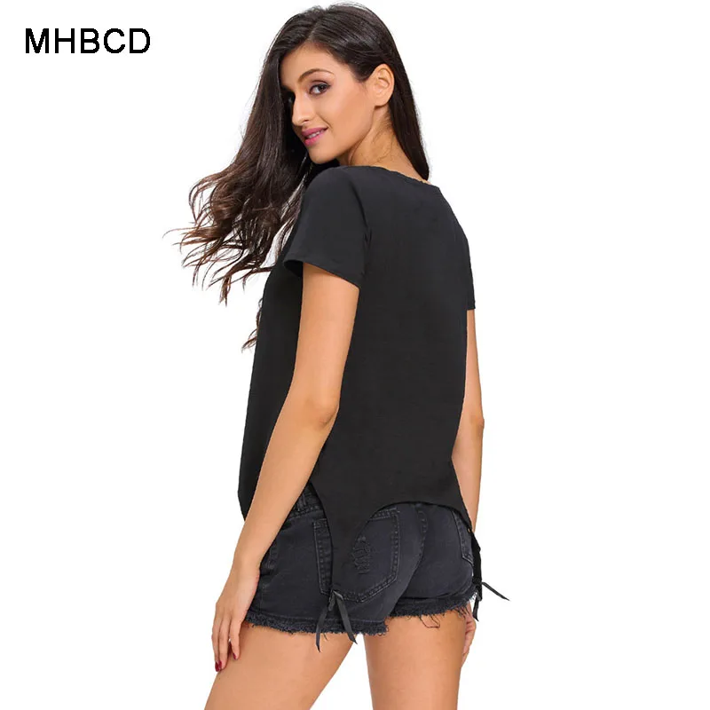 MHBCD Red Love Short Sleeve Summer Blouses Shirts Women Fashion O Neck Plus Size Chiffon Blusa Shirt New 2017 Ukraine Clothes |
