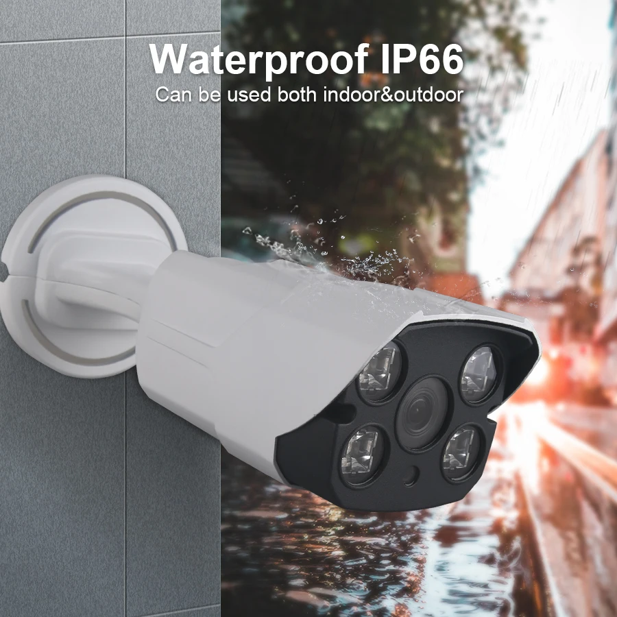 Дальнее ИК расстояние 4MP AHD CVI TVI аналоговая 4 в 1 наружная Водонепроницаемая камера