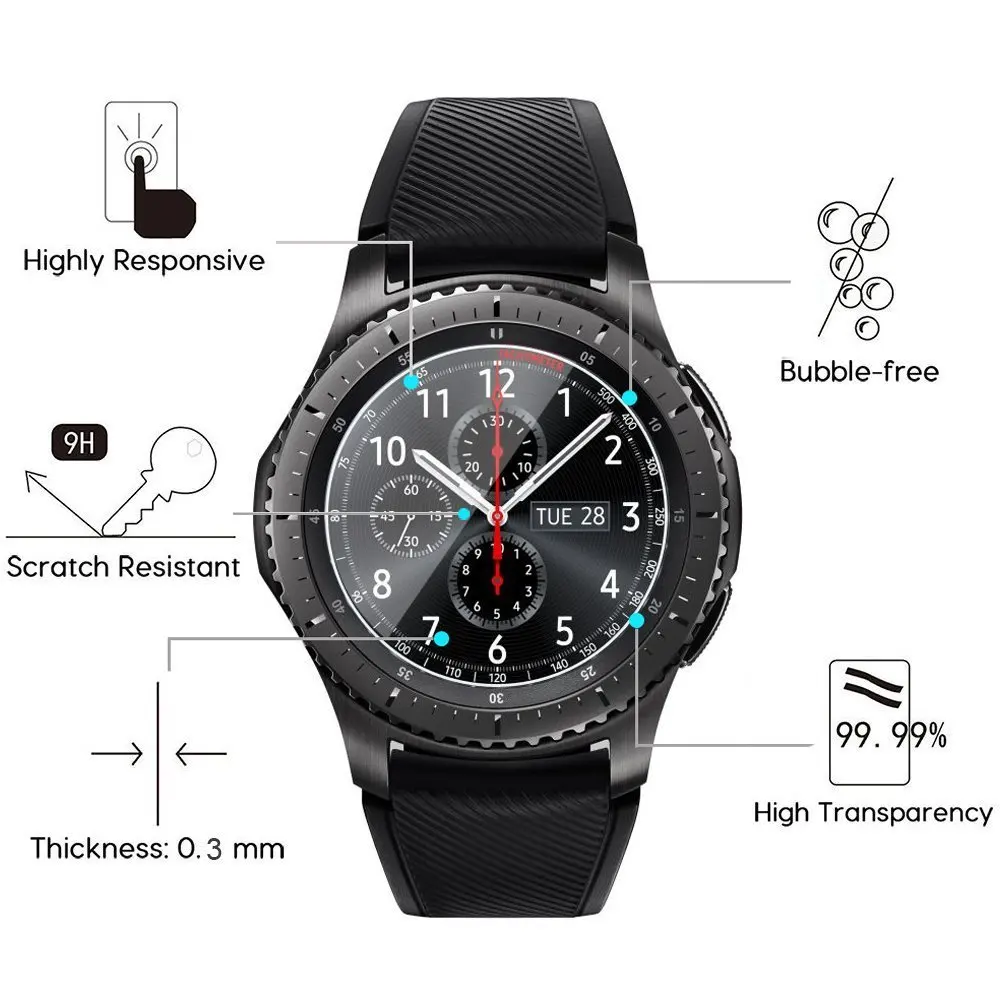 Защитная пленка для экрана Samsung Galaxy Watch 46 мм 42 сменная лента Противоударная