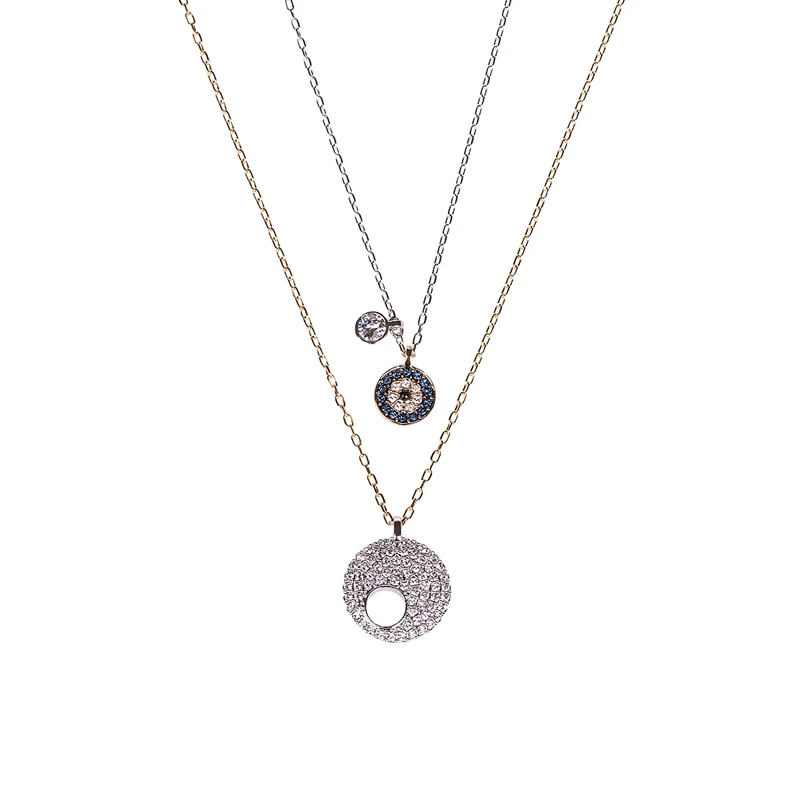 Набор подвесок с кристаллами Swarovski Wishes сглаза 5272243/5273290 - Окраска металла: Multicolor5272243