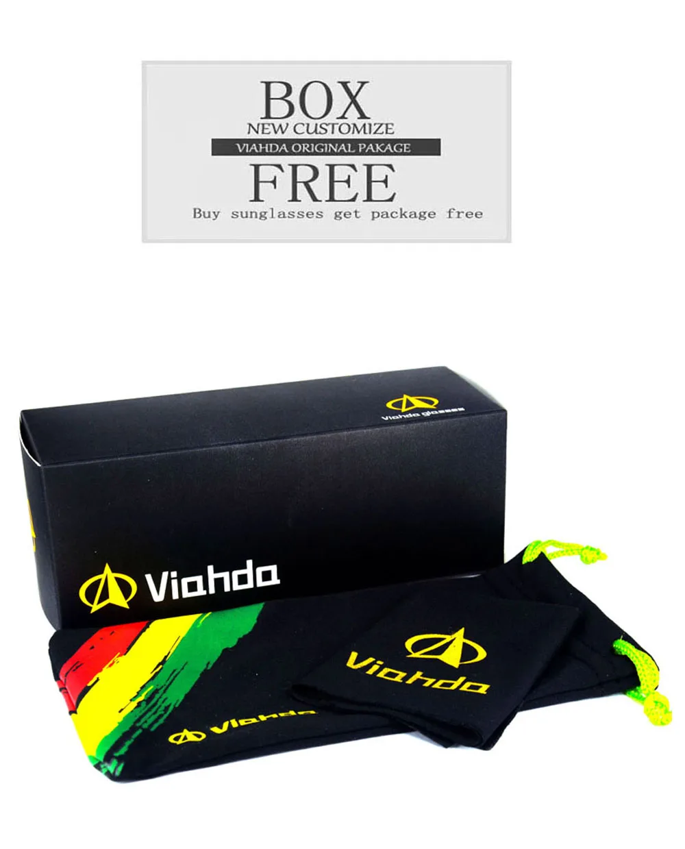 Viahda UV400 HD Квадратные Солнцезащитные очки мужские солнцезащитные Брендовые