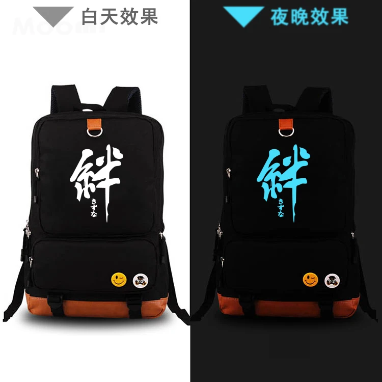 Высокое качество аниме Наруто Uzumaki Печать Холст Mochila Feminina дорожная военная сумка школьные сумки для подростков рюкзак для ноутбука