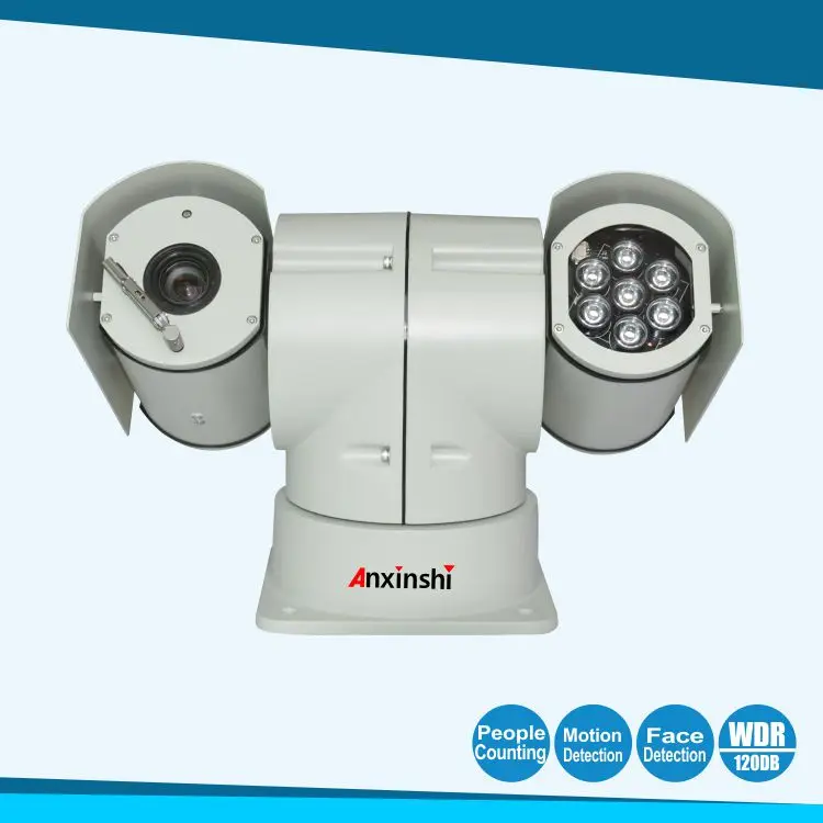 Super WDR Vehicle pan/tilt 44X zoom starlight IP Camera 1080P 60Fps IMX 290 shockproof IP Camera IP67 RS485 H.265 CCTV IP camera