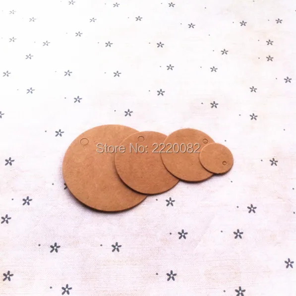 

in stock 2cm round shape blank tag 350gsm craft paper/paper card hang label