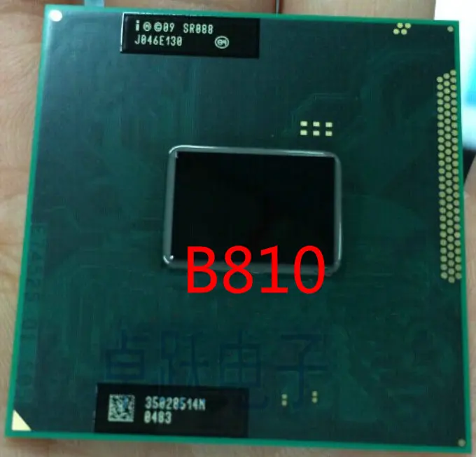 Процессор Intel B810 SR088 для ноутбука 1 6 ГГц двухъядерный процессор с царапинами
