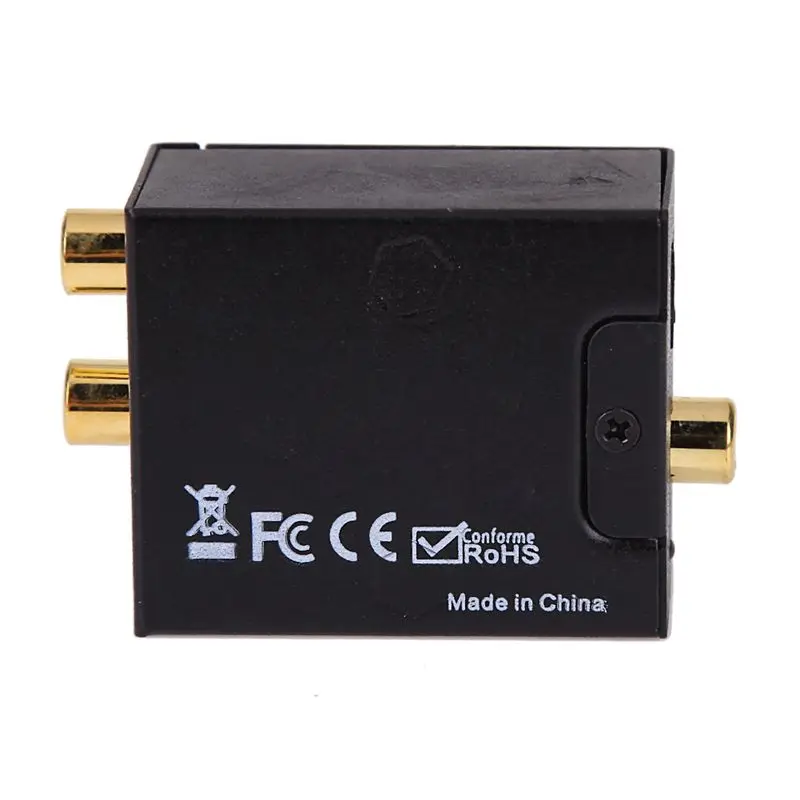 Digital To Analog Audio Converter LR SPDIF Coaxial Coax RCA Optical Toslink Adapter DC 5V | Электроника
