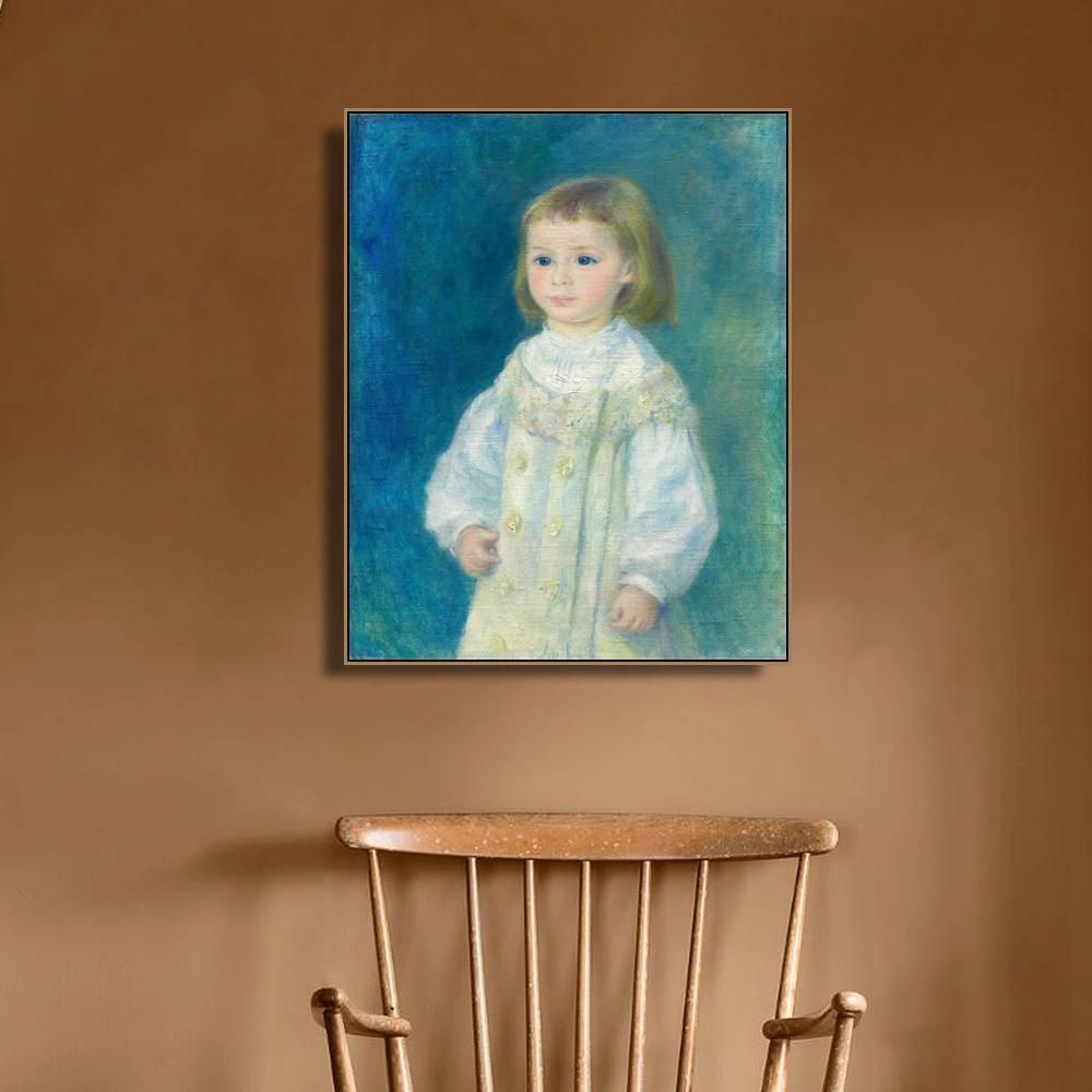 Lucie Berard от Auguste Renoir Wall Art Холст с печатью постера живопись каллиграфия