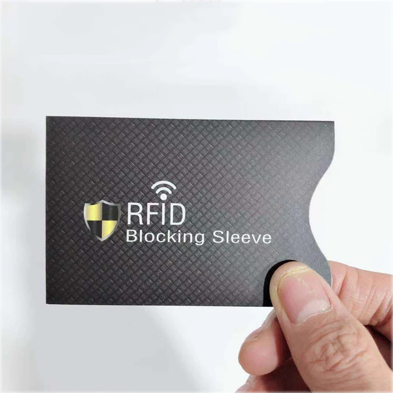 Противоугонная RFID визитница для банковских карт фиксирующий манжет