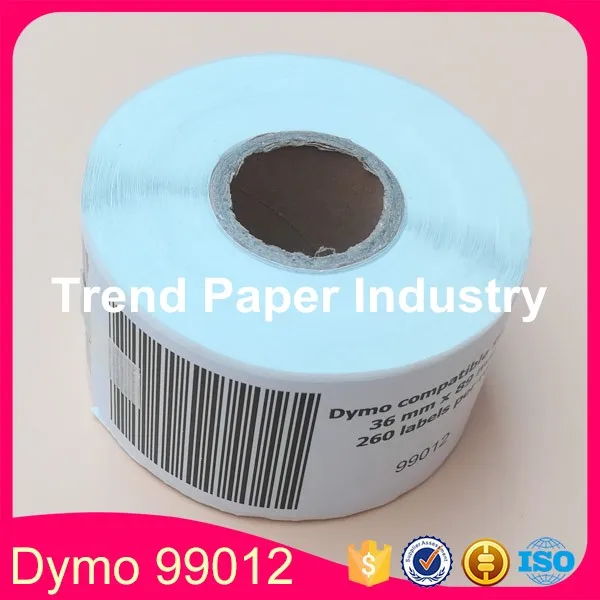 30 совместимые рулоны Dymo 99012 этикетка 36 мм * 89 260 шт/рулон совместимый для LabelWriter400 450