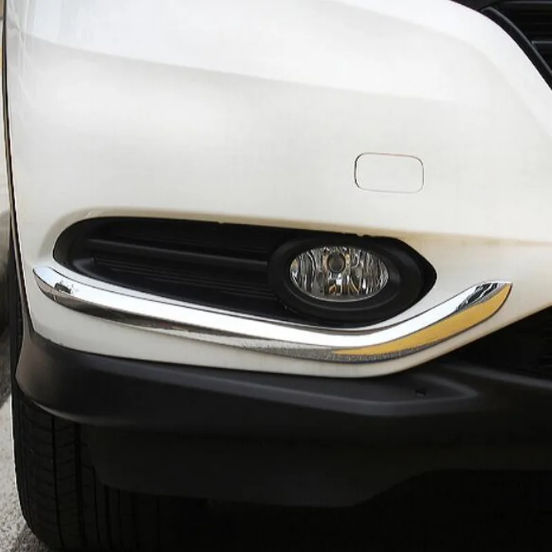 Tonlinker наружная передняя противотуманная фара, чехол, наклейки для HONDA VEZEL HRV-19, автомобильный Стайлинг, 2 шт., АБС хромированная крышка, наклейки