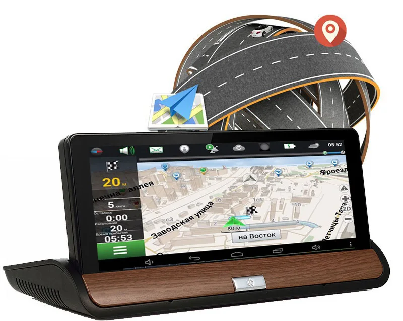 3g заднего вида автомобиля gps навигация камера DVR двойной объектив DVRs FULL HD Android gps навигатор Автомобильный регистратор Dashcam