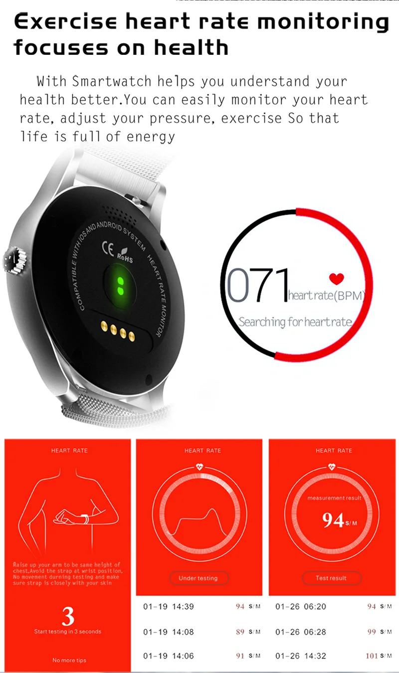 Смарт-часы Pewant K88 для мужчин с пульсометром, водонепроницаемые, Bluetooth, подключение, умные часы, монитор сна для Xiaomi, Apple, Android