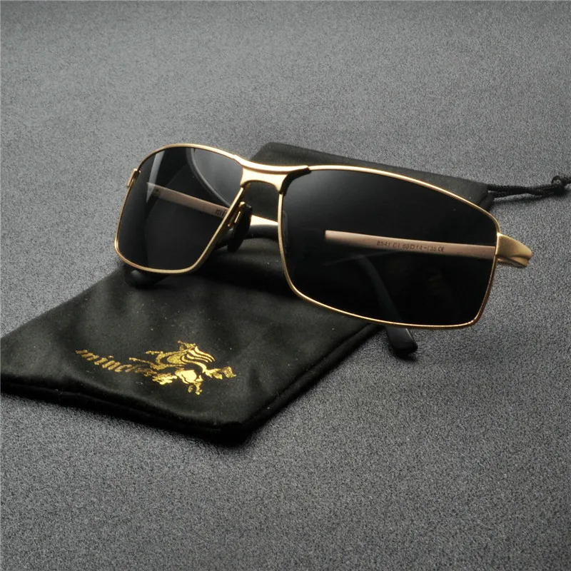 Мужские поляризационные очки MINCL брендовые дизайнерские солнцезащитные