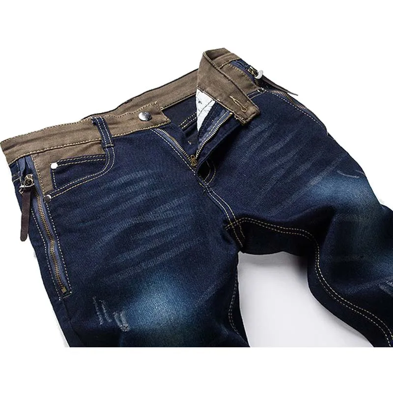Мужские джинсы Брюки для девочек брюки-карго Комбинезоны синий марка 2017 дизайнер