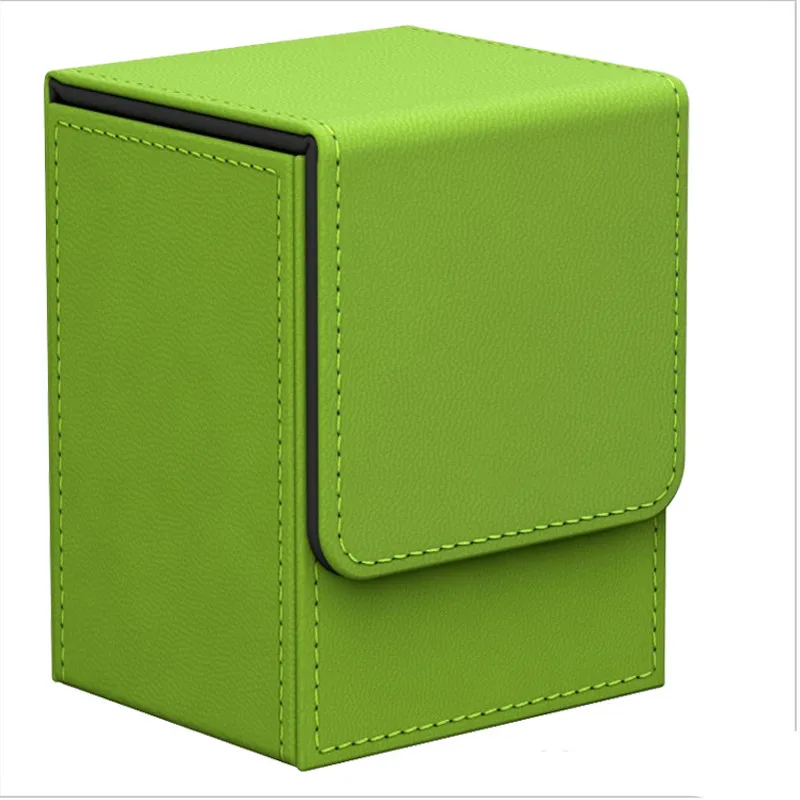 Green Торговые карты ёмкость коробка карточки для настольных игр случае контейнер коллекция для покемон CCG MTG TCG Magic чехол-рукав для настольной игры держатель коробка - Цвет: Green