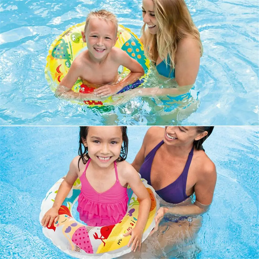 Детский плавающий бассейн Надувное детское плавательное кольцо ПВХ водная