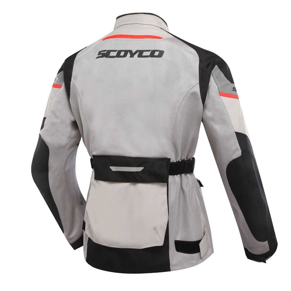 Мотоциклетная куртка SCOYCO летняя Байкерская дышащая для мотокросса с защитой Bdy