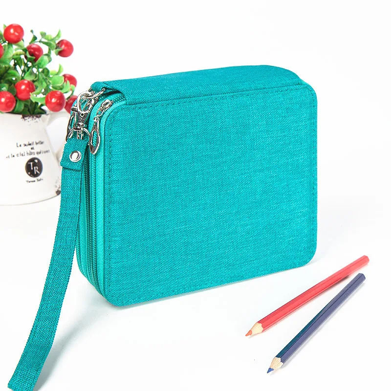 Водонепроницаемый школьный чехол для карандашей 72 цвета с 78 отверстиями