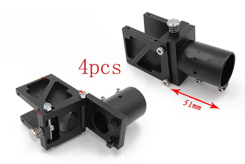 4 шт./лот D30mm CNC Складной кусок пресс тип Складные части держатель трубы углерода