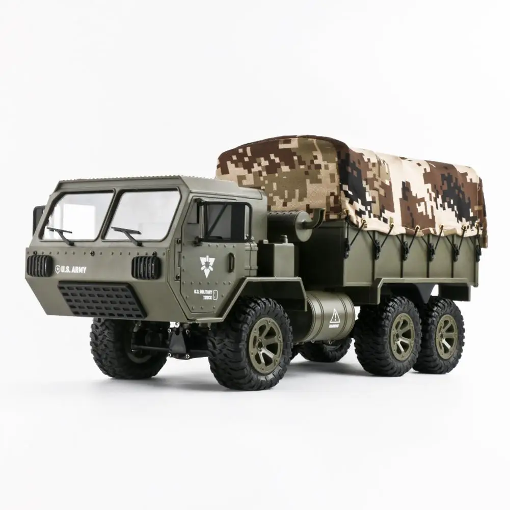 1:16 2 4G шестиколесный пикап армейская военная модель грузовика с палаткой