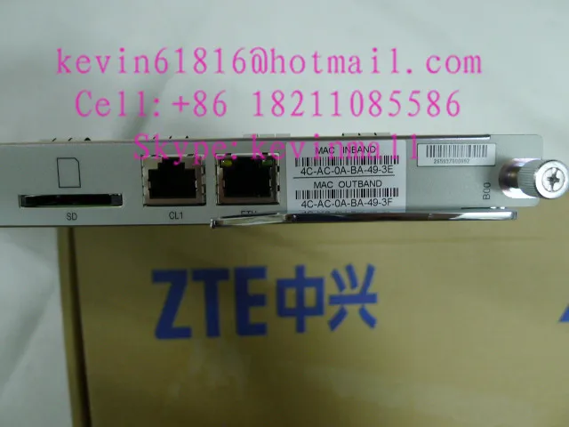 Оригинальная плата управления ZTE для C300 OLT. Модель SCXM GPON или EPON OLT с 2 портами ethernet и